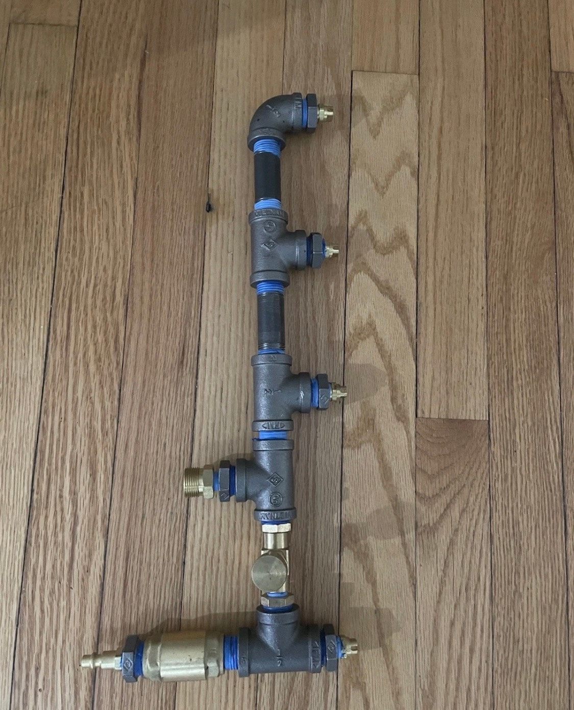 Four Nozzle Snowmaker manifold assembly